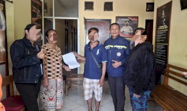 Persoalan-Utang-Sayur-Nyaris-Berujung-Sajam,-Bhabinkamtibmas-Bakunase-II-Berhasil-Damaikan-Dua-Warga-di-Mapolsek-Kota-Raja.