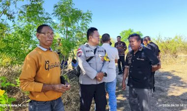 Bhabinkamtibmas-Penkase-Oeleta-Amankan-Kegiatan-Pengukuran-Tanah-oleh-BPN-Kota-Kupang.