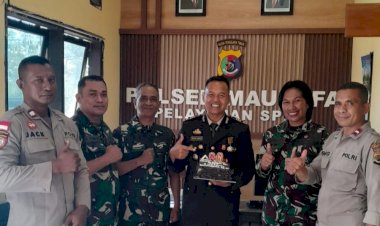 Pererat-Sinergisitas-TNI–Polri,-Polsek-Maulafa-Terima-Kunjungan-Danramil-1604-07/Alak-dan-Ucapan-Selamat-Hari-Bhayangkara-ke-80.