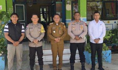 Bangun-Silaturahmi-dan-Perkuat-Sinergi-Jaga-Kamtibmas,-Kapolsek-Maulafa-Temui-Camat-dan-Lurah-Maulafa