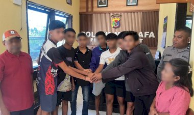 Polsek-Maulafa-Mediasi-Perkelahian-Remaja-di-Sikumana,-Berakhir-Dengan-Kesepakatan-Damai.