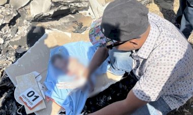 Bayi-Perempuan-Ditemukan-Meninggal-dalam-Kantong-Plastik,-Kapolsek-Kota-Raja-Pimpin-Langsung-Olah-TKP.