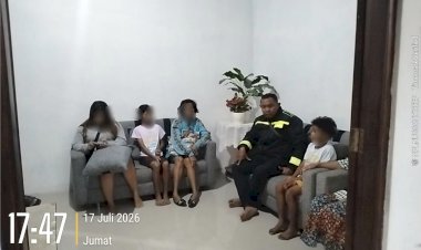 Bhabinkamtibmas-Kelurahan-Airnona-Redam-Salah-Paham-Antar-Tetangga-Lewat-Mediasi-Damai.