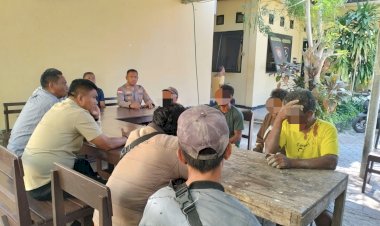 Polsek-Kota-Raja-Berhasil-Mediasi-Perkelahian-Pekerja-Proyek-Irigasi,-Berakhir-Damai-Secara-Kekeluargaan.