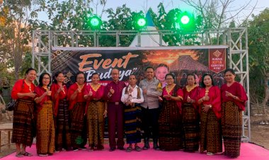 Bhabinkamtibmas-Polsek-Kota-Raja-Kawal-Sukses-Event-Budaya-Kelurahan-Kayu-Putih