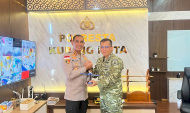 Kapolresta-Kupang-Kota-Terima-Silaturahmi-Komandan-Lanudal,-Perkuat-Sinergisitas-TNI-Polri.