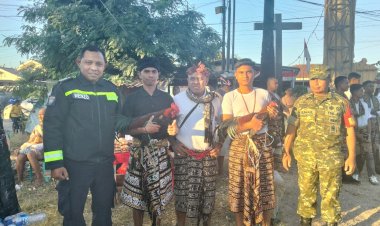 Polsek-Kota-Raja-Hadir-di-Festival-Budaya-Adat-Sabu,-Dukung-Pelestarian-Budaya-di-Airnona.
