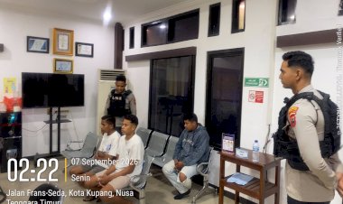 Polresta-Kupang-Kota-Gerak-Cepat:-Menerima-Aduan-Layanan-110,-Tim-Patroli-Lampu-Biru-Langsung-Bekuk-Pelaku-Pengeroyokan.