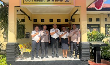 Perkuat-Sinergitas,-Kepala-Bapas-Kupang-Bersama-Staf-Sambangi-Polsek-Kota-Raja.