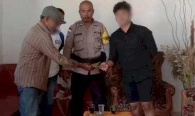 Bhabinkamtibmas-Batuplat-Hadir,-Perselisihan-Upah-Kerja-Diselesaikan-Secara-Kekeluargaan.