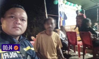 Bhabinkamtibmas-Humanis-Jaga-Kenyamanan-Warga,-Musik-Acara-Wisuda-Dihentikan.