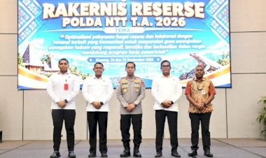 Buka-Rakernis-Gabungan-Fungsi-Reserse-2026,-Kapolda-NTT-Tekankan-Penegakan-Hukum-yang-Responsif,-Beretika,-dan-Berkeadilan.