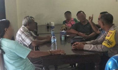 Bhabinkamtibmas-Fontein-Turun-Tangan-Cegah-Konflik-Antar-Pemilik-Usaha