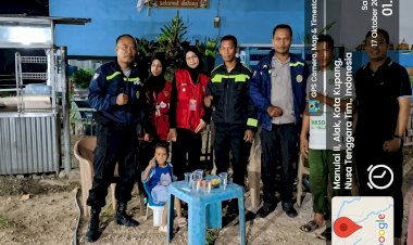 Bhabinkamtibmas-Tiga-Kelurahan-Pantau-Kemah-PMR-Wira-MAN-Kota-Kupang,-Dorong-Generasi-Muda-Berjiwa-Kemanusiaan.
