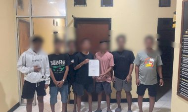 Respons-Cepat-Polsek-Kota-Raja,-Perkelahian-di-Depan-Kantor-Bumi-Putra-Berakhir-Damai.