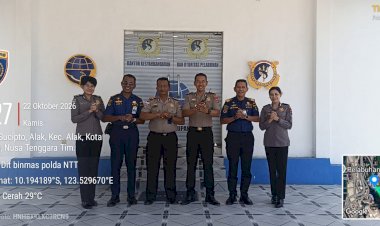 Perkuat-Sinergi-Polisi-dan-Masyarakat,-Polsek-Alak-Koordinasi-dengan-KSOP-Kupang.