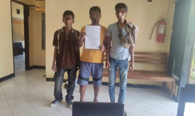 Polsek-Kota-Raja-Mediasi-Kasus-Penganiayaan-Sesama-Tukang-Sol-Sepatu-di-Pasar-Inpres,-Kedua-Pihak-Sepakat-Berdamai.