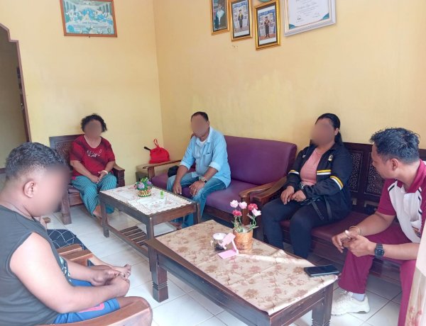 Bhabinkamtibmas Liliba Mediasi Pertengkaran Kekasih Kumpul Kebo