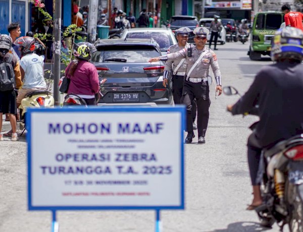 Hari ke-9 Operasi Zebra Turangga: Satlantas Polresta Kupang Kota Tindak 45 Pelanggar di Jalan.