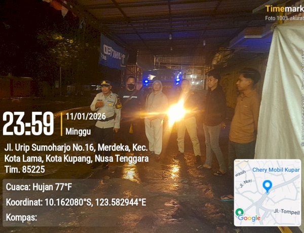 Respon Cepat Aduan Masyarakat Polresta Gelar Patroli Dialogis Hingga Dini Hari