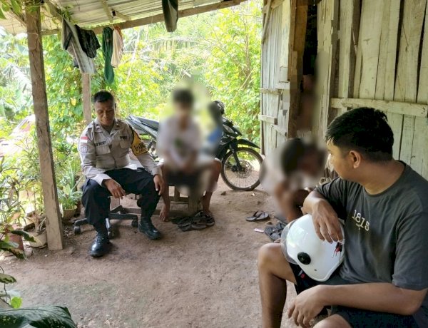 Bhabinkamtibmas Oebufu Tangani Kasus Pencurian, Utamakan Pembinaan Terhadap Terduga Pelaku Anak di Bawah Umur.