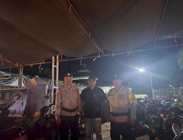 Ciptakan Kondusifitas Ramadhan, Polsek Maulafa Amankan Sholat Tarawih di Empat Masjid.