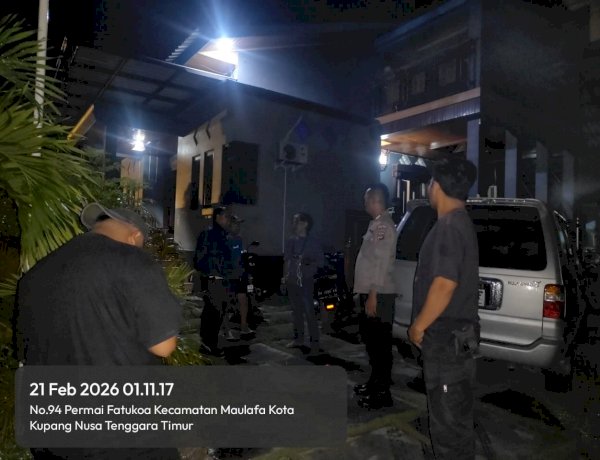 Lapor via Call Center 110, Warga Fatukoa Dapat Respons Cepat Polsek Maulafa Atasi Gangguan Karaoke pada Dini Hari.