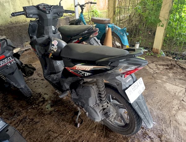 Sepeda Motor Korban Kecelakaan Tunggal di Naikolan Ditinggal Kabur, Polsek Maulafa Amankan DH 6854 F.