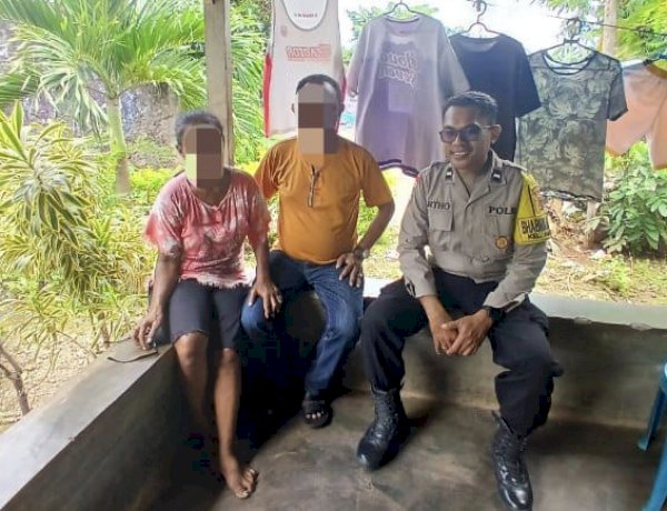 Warga Lapor Gangguan Kamtibmas di Call Center 110, Bhabinkamtibmas Naikolan Turun Tangan dan Beri Imbauan.