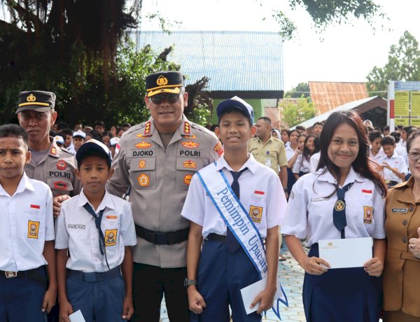 Polisi Sahabat Pelajar, Kapolresta Kombes Djoko Lestari Gaungkan Semangat Disiplin dan Prestasi.