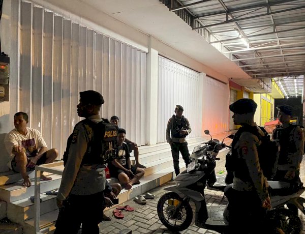 Cegah Balap Liar dan Gangguan Keamanan, Samapta Polresta Kupang Kota Lakukan Patroli Humanis.