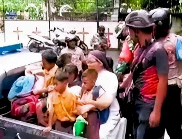 Sinergi TNI-Polri Bergerak Cepat Amankan Konflik Warga di Adonara, Keselamatan Anak-Anak Menjadi Prioritas.