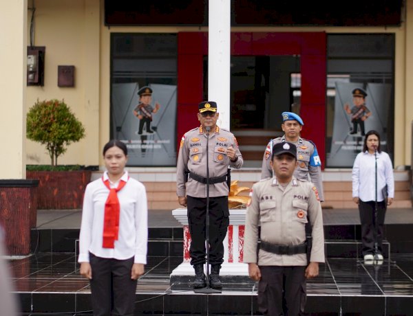 Pimpin Apel Pagi, Kapolresta Kupang Kota Evaluasi Kinerja dan Tekankan Deteksi Dini Gangguan Kamtibmas.