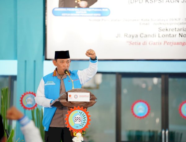 Kapolri di Hadapan Buruh: Satukan Tekad dan Barisan untuk Wujudkan Indonesia Emas 2045!