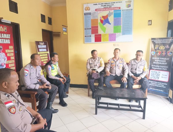 Pimpin Anev Bulanan, Ini Penekanan Kapolsek Maulafa