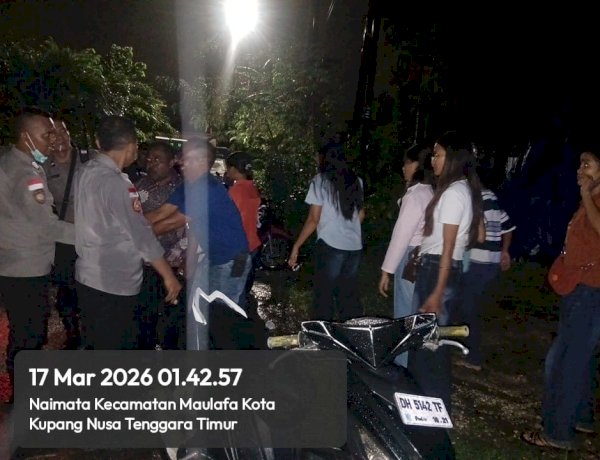 Polsek Maulafa Patroli Dini Hari di Naimata, Fokus Sejumlah Pesta Syukuran Wisuda.