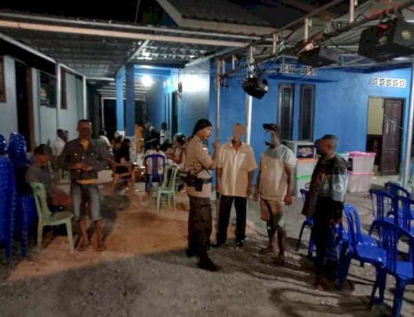 Keluhan Warga Ditindaklanjuti, Bhabinkamtibmas Batuplat Sambangi Lokasi Pesta.