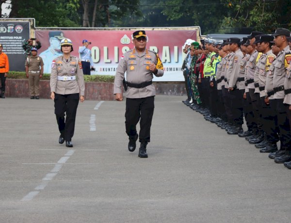 Apel Gelar Pasukan Ops Semana Santa Turangga, Polresta Kupang Kota Siap Amankan Rangkaian Paskah.