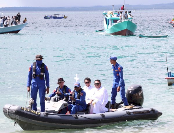 Ratusan Personel Amankan Paskah Galilea, Kapolresta Kupang Kota Pastikan Prosesi Berjalan Kondusif.