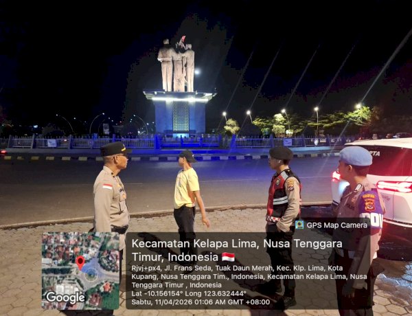 Patroli Dini Hari Polresta Kupang Kota Jaga Kamtibmas Tetap Kondusif, Kapolresta Kombes Djoko Tekankan Respons Cepat Aduan Warga.