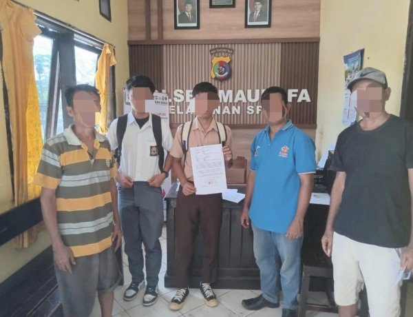 Polsek Maulafa Mediasi Kasus Guru Aniaya Siswa SMA di Kota Kupang, Berakhir Saling Memaafkan.