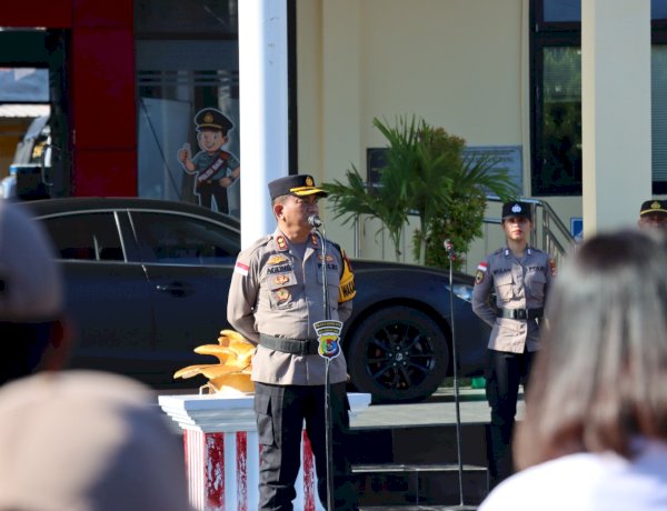 Wakapolresta Kupang Kota Pimpin Apel Jam Pimpinan, Tekankan Disiplin dan Peningkatan Pelayanan.