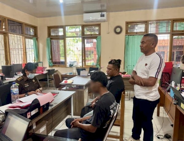 Kasus Pengancaman Masuk Tahap II, Polsek Kota Lama Limpahkan Tersangka ke Kejaksaan.