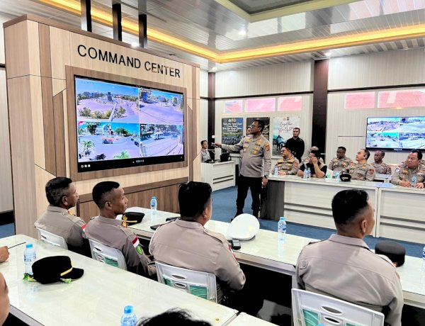 Kapolda NTT Apresiasi Command Center Polresta Kupang Kota, Pengawasan Berbasis Teknologi Makin Optimal.