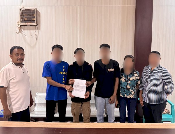 Kedepankan Musyawarah, Polresta Kupang Kota Fasilitasi Perdamaian Kasus Pengeroyokan di Maulafa.