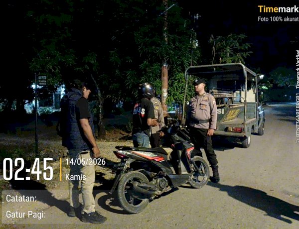 Respons Aduan di Call Center 110, Polsek Maulafa Amankan Pelaku yang Mabuk Putar Musik Keras dan Ancam Tetangga.