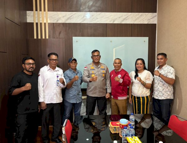 Terima Audiensi Pengurus PERBATI, Kapolresta Kupang Kota Siap Dukung Kemajuan Olahraga Tinju dan Kamtibmas.