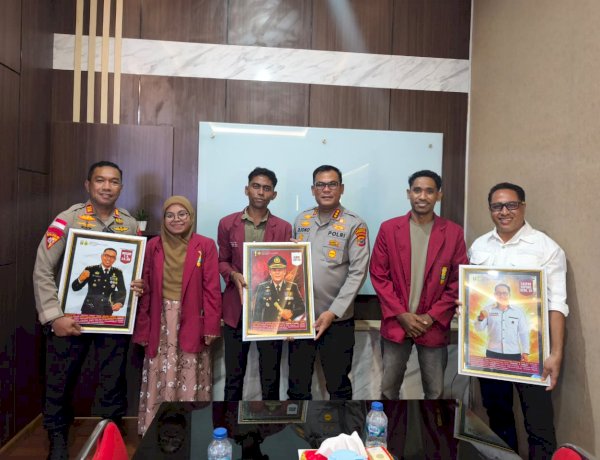Kapolresta Kupang Kota Terima Kunjungan Silahturahmi dari Ikatan Mahasiswa Muhammadiyah.