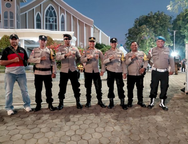 Polsek Maulafa Amankan Parade Nusantara Bulan Budaya GMIT 2026 di Gereja Paulus Oepura