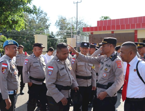 Wakapolresta Kupang Kota Pimpin Gaktiblin, Tekankan Disiplin sebagai Cerminan Profesionalisme Personel.